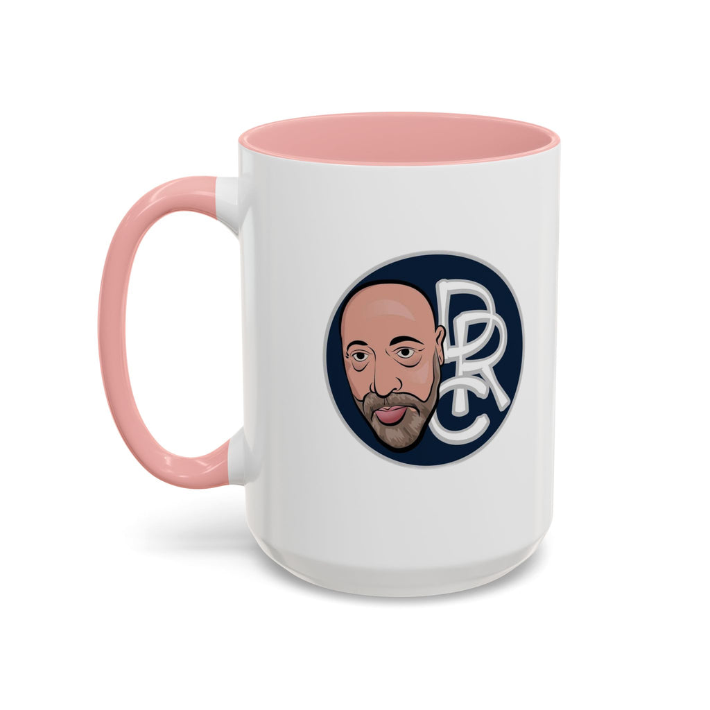 Accent Coffee Mug — Retro Portrait Logo Coffee Cup (11/15oz)